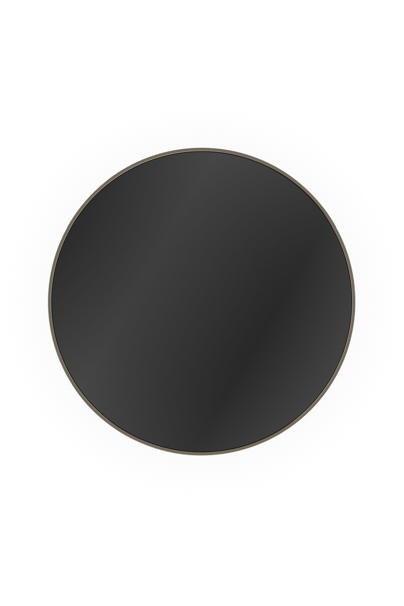 Table d’appoint avec plateau miroir noir | Caracole Umbra | OROA.fr
