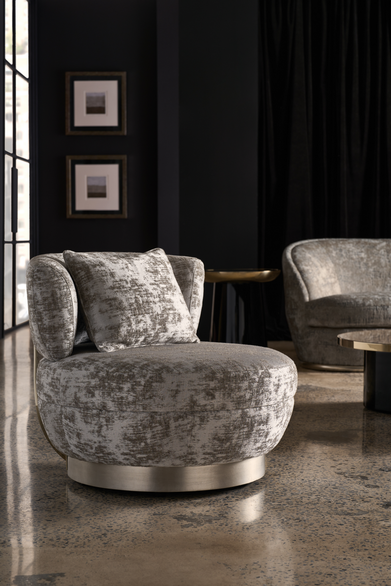 Table d’appoint avec plateau miroir noir | Caracole Umbra | OROA.fr