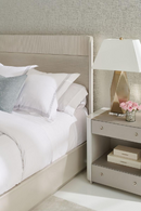 Lit incurvé en bois taupe | Caracole Fall in Love | Meubleluxe.fr