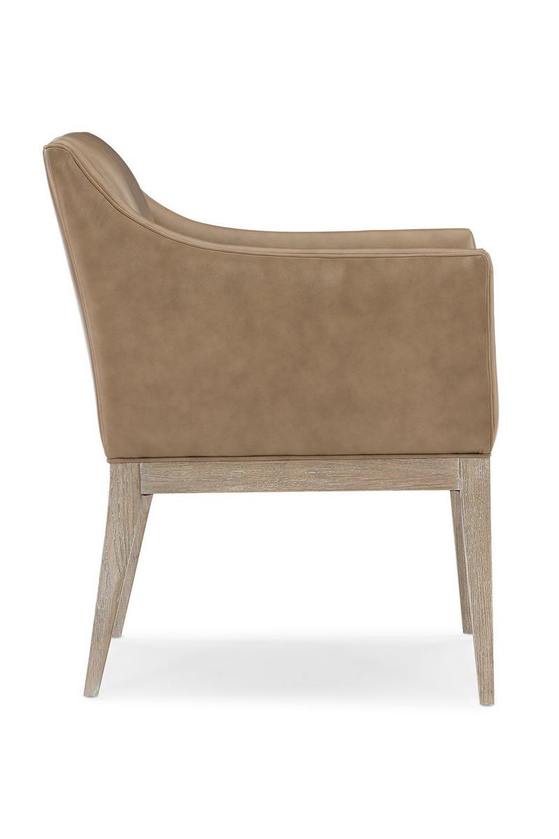 Chaise de salle à manger en cuir | Caracole Free&Easy | Meubleluxe.fr