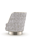 Chaise pivotante à dossier en velours | Caracole Go For A Spin | OROA.fr