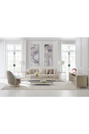 Chaise pivotante à dossier en velours | Caracole Go For A Spin | OROA.fr