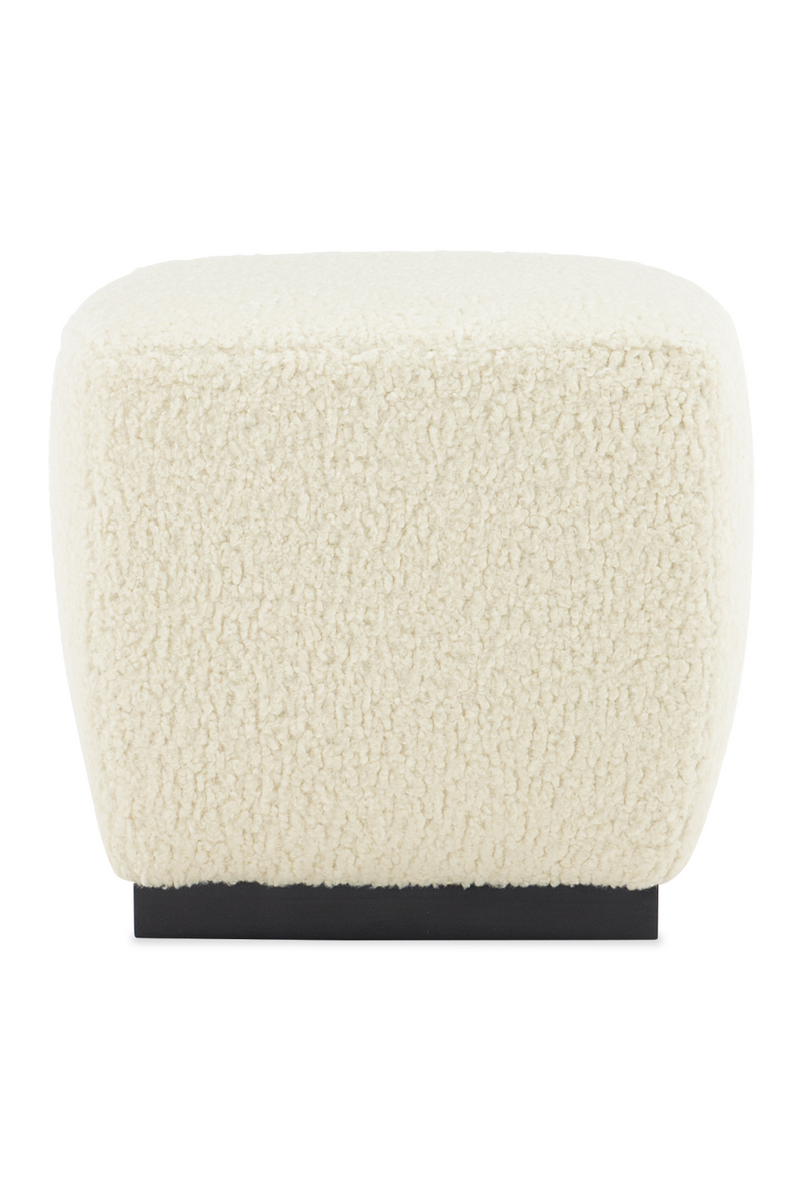 Pouf Carré Blanc | Caracole Marshmallow | OROA.fr