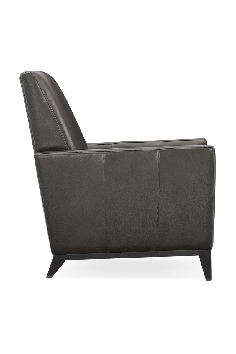 Fauteuil Relax en Cuir Noir | Caracole Lean On Me | OROA.fr