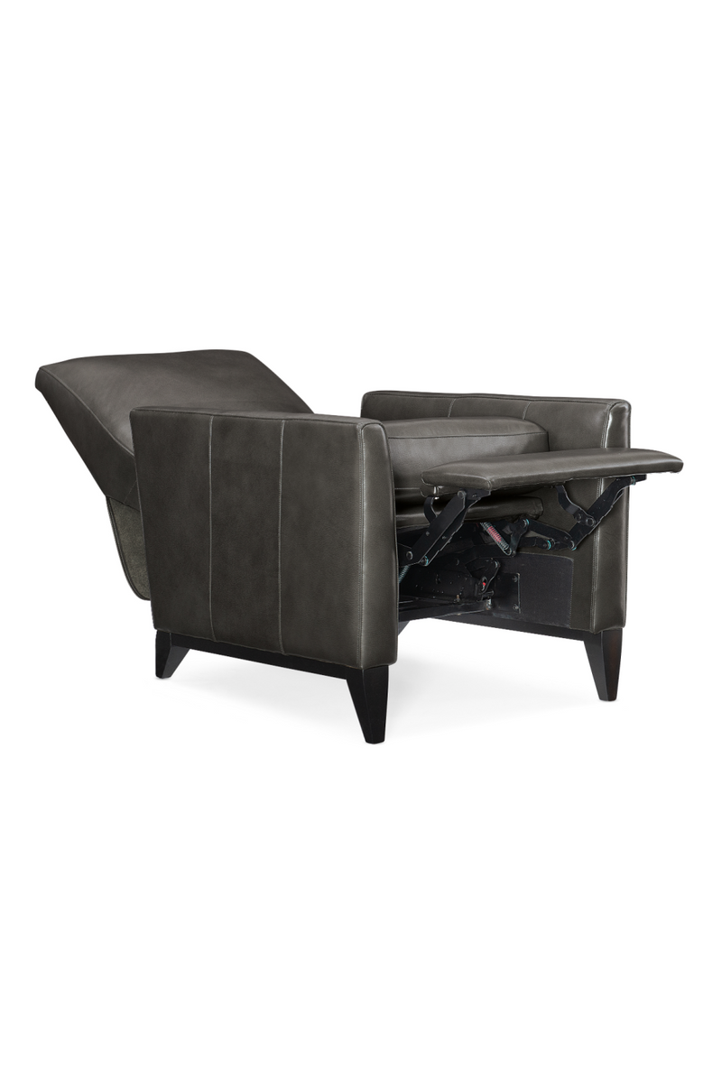 Fauteuil Relax en Cuir Noir | Caracole Lean On Me | OROA.fr