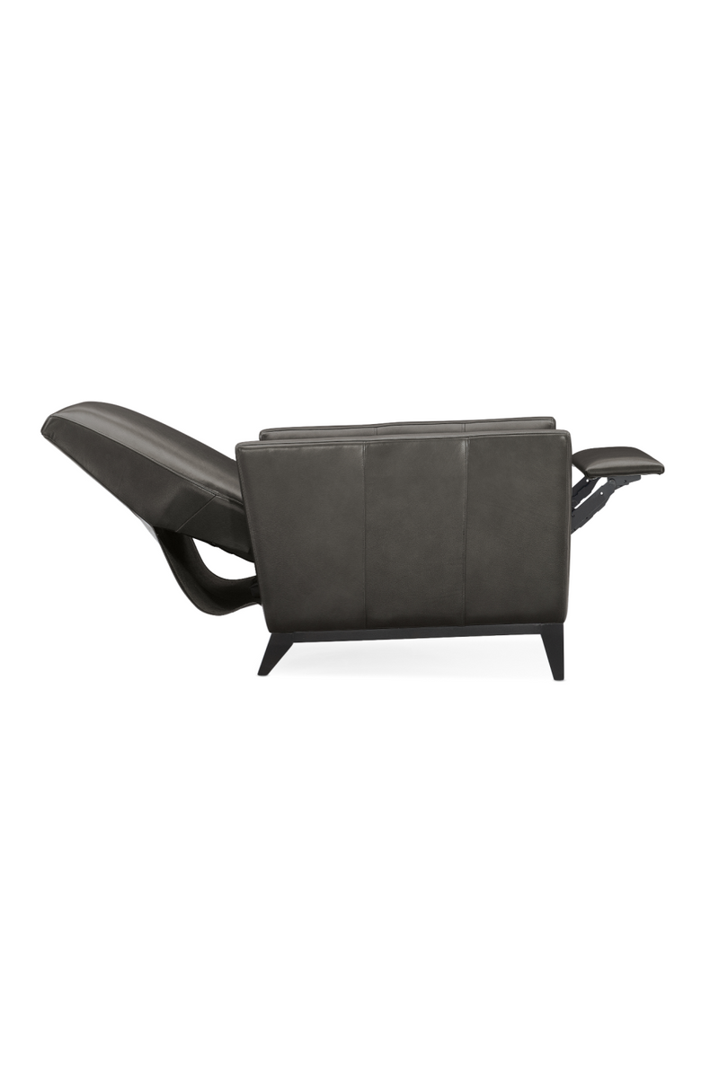 Fauteuil Relax en Cuir Noir | Caracole Lean On Me | OROA.fr