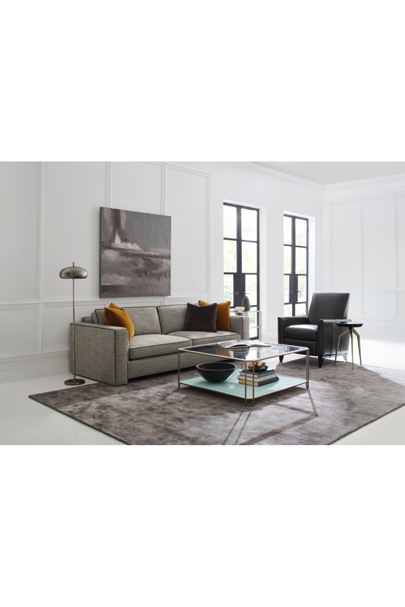 Fauteuil Relax en Cuir Noir | Caracole Lean On Me | OROA.fr