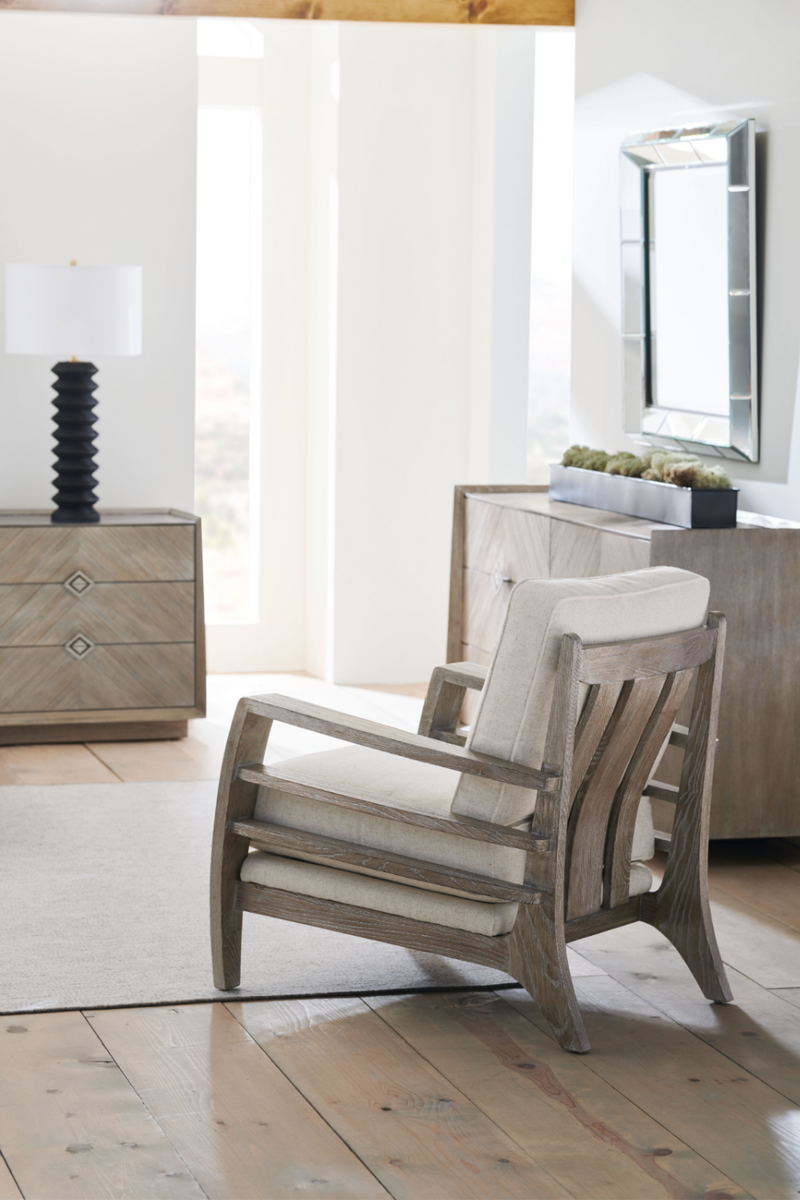 Fauteuil Lounge à Coussin en Bois | Caracole Slatitude | OROA.fr