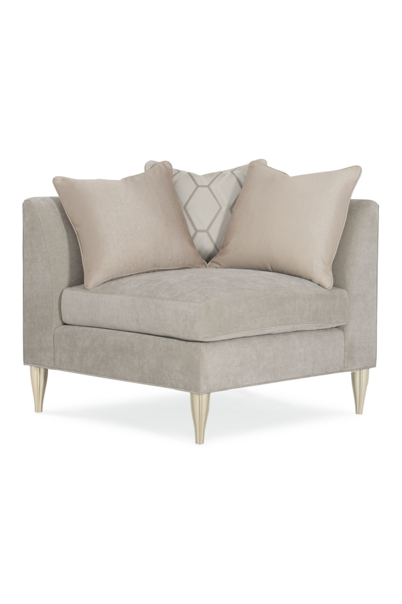 Canapé d’angle moderne taupe | Caracole Fret Knot | OROA.fr