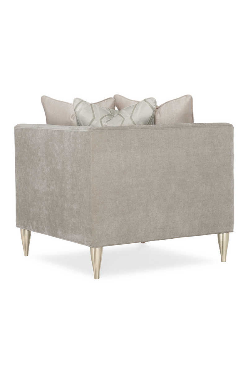 Canapé d’angle moderne taupe | Caracole Fret Knot | OROA.fr