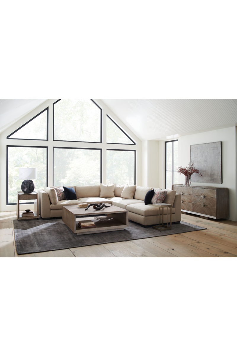Canapé d’angle beige | Caracole Building Blocks