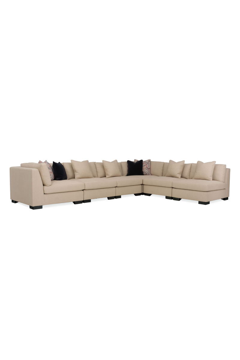 Canapé d’angle beige | Caracole Building Blocks | Caracole.eu.com