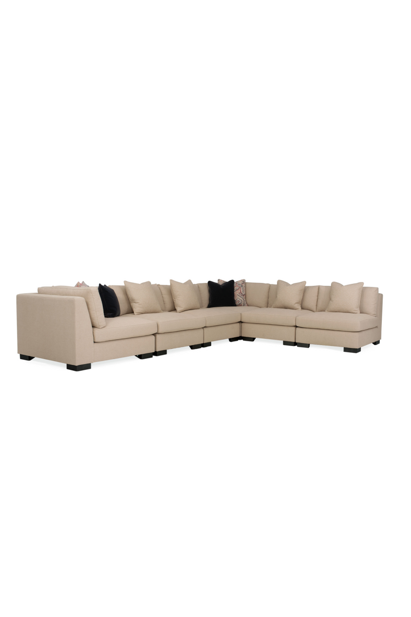 Canapé d’angle beige | Caracole Building Blocks | Caracole.eu.com