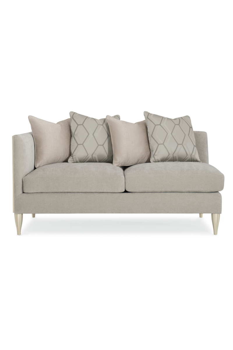 Canapé d’angle moderne taupe | Caracole Fret Knot | OROA.fr