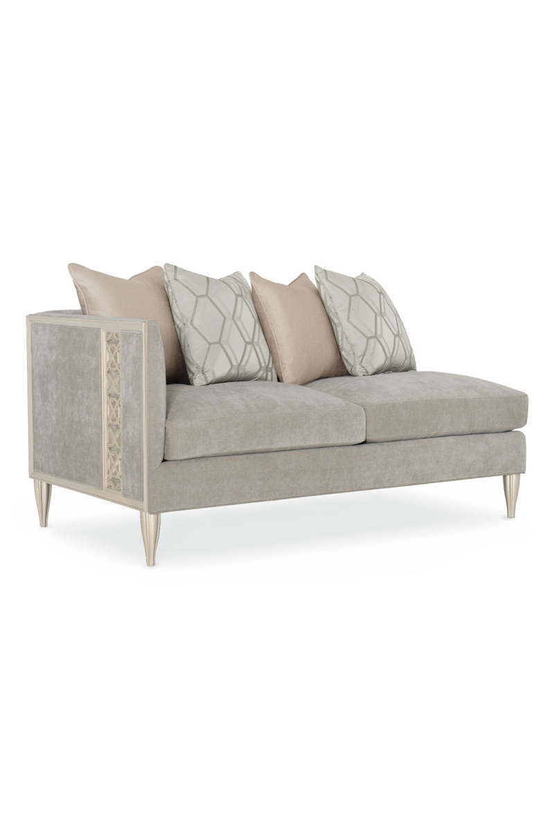 Canapé d’angle moderne taupe | Caracole Fret Knot | OROA.fr