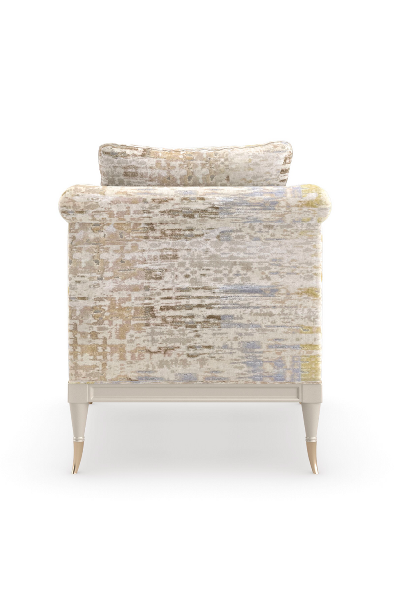 Fauteuil de salon en velours à treillis | Caracole Lattice Entertain You | OROA.fr