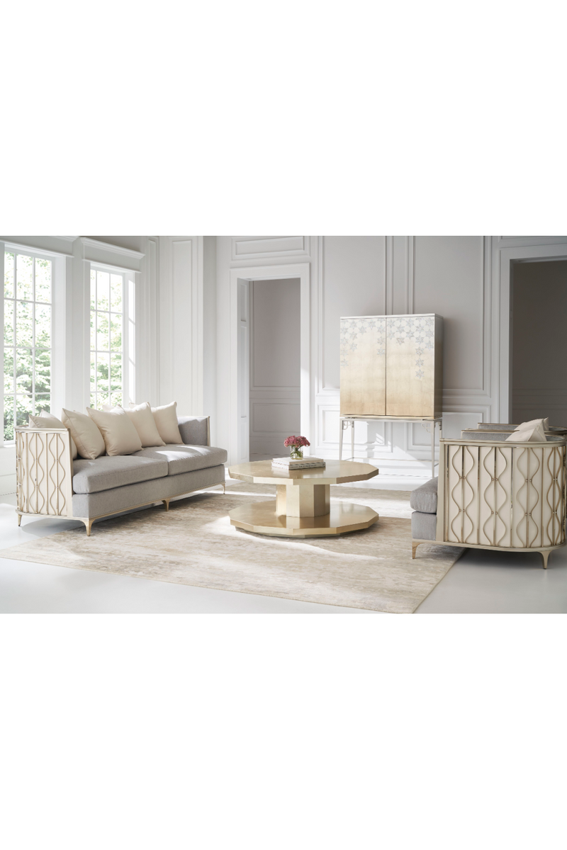 Fauteuil lounge gris "Back In Style" | Caracole | OROA.fr