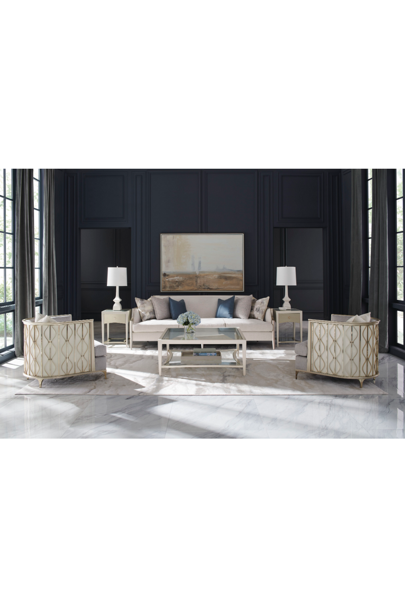 Fauteuil lounge gris "Back In Style" | Caracole | OROA.fr