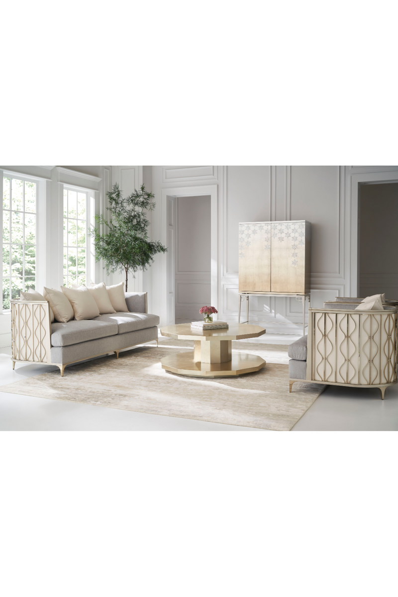 Fauteuil lounge gris "Back In Style" | Caracole | OROA.fr