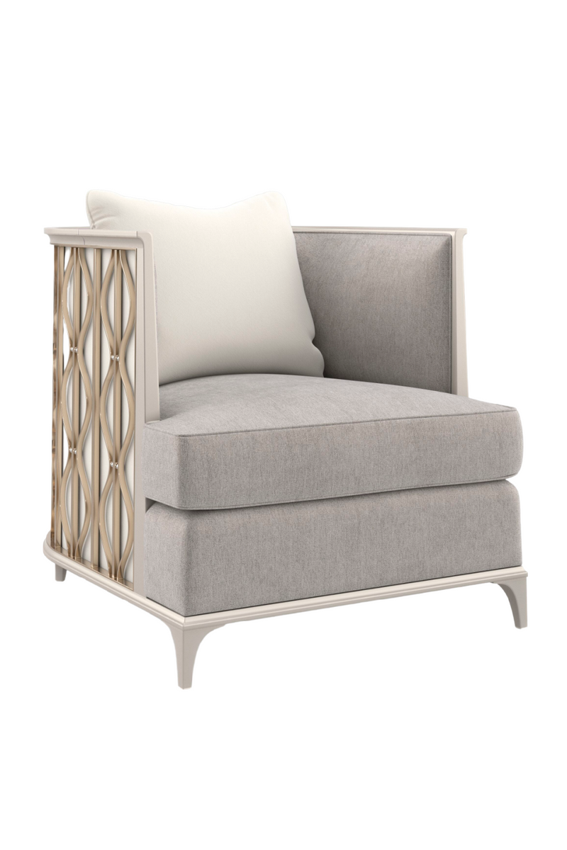 Fauteuil lounge gris "Back In Style" | Caracole | OROA.fr