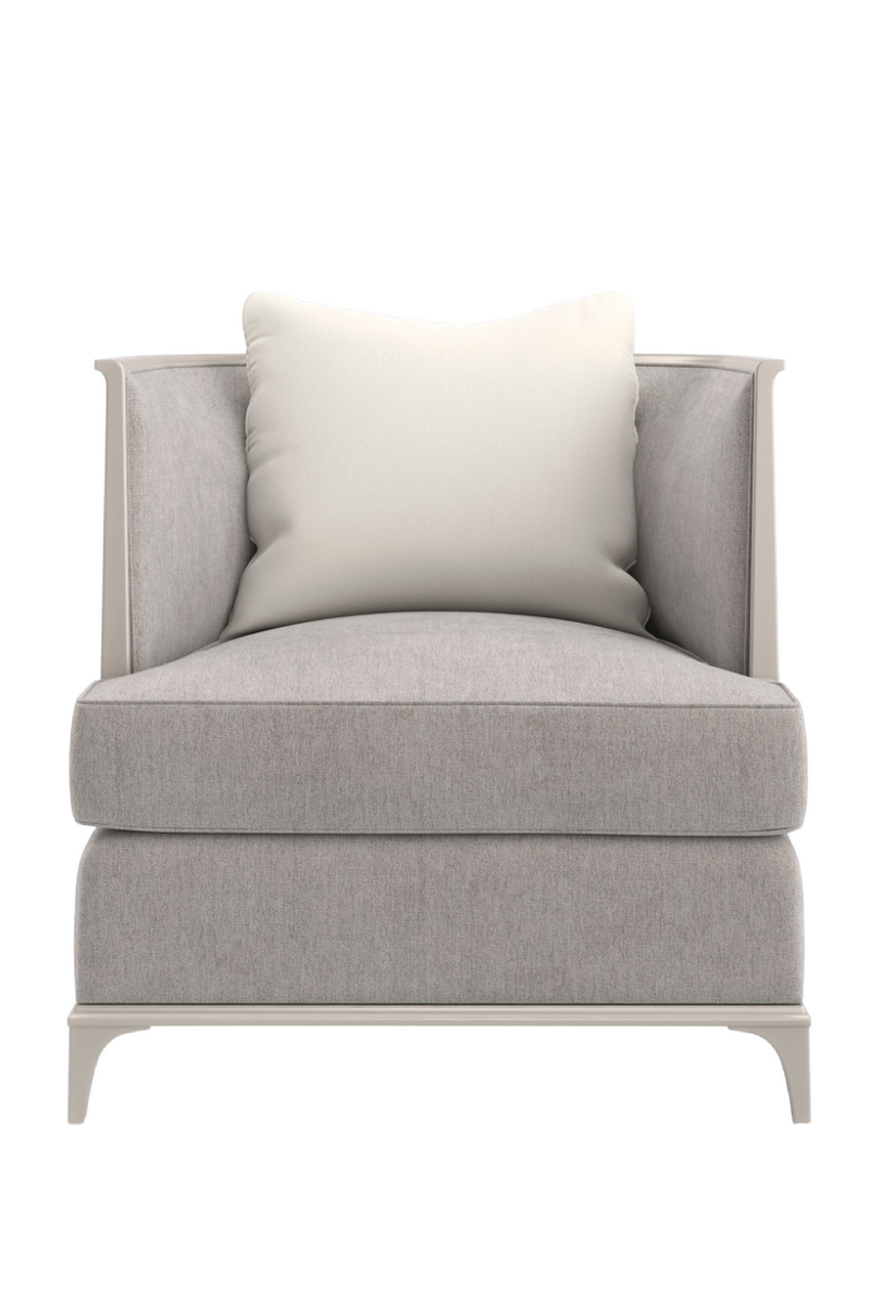 Fauteuil lounge gris "Back In Style" | Caracole | OROA.fr