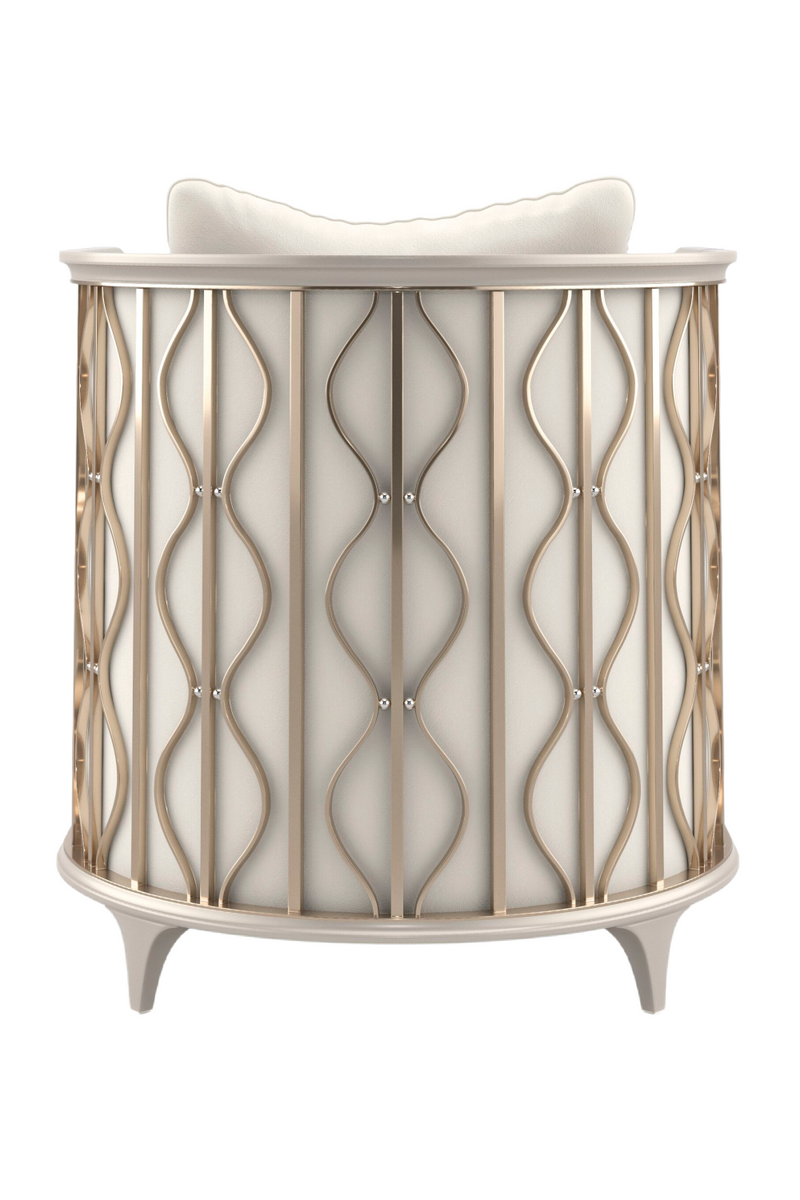 Fauteuil lounge gris "Back In Style" | Caracole | OROA.fr