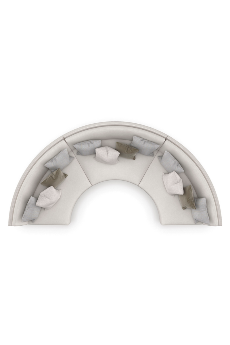 Canapé Modulaire en Chenille Moderne | Caracole Deep Retreat | OROA.fr