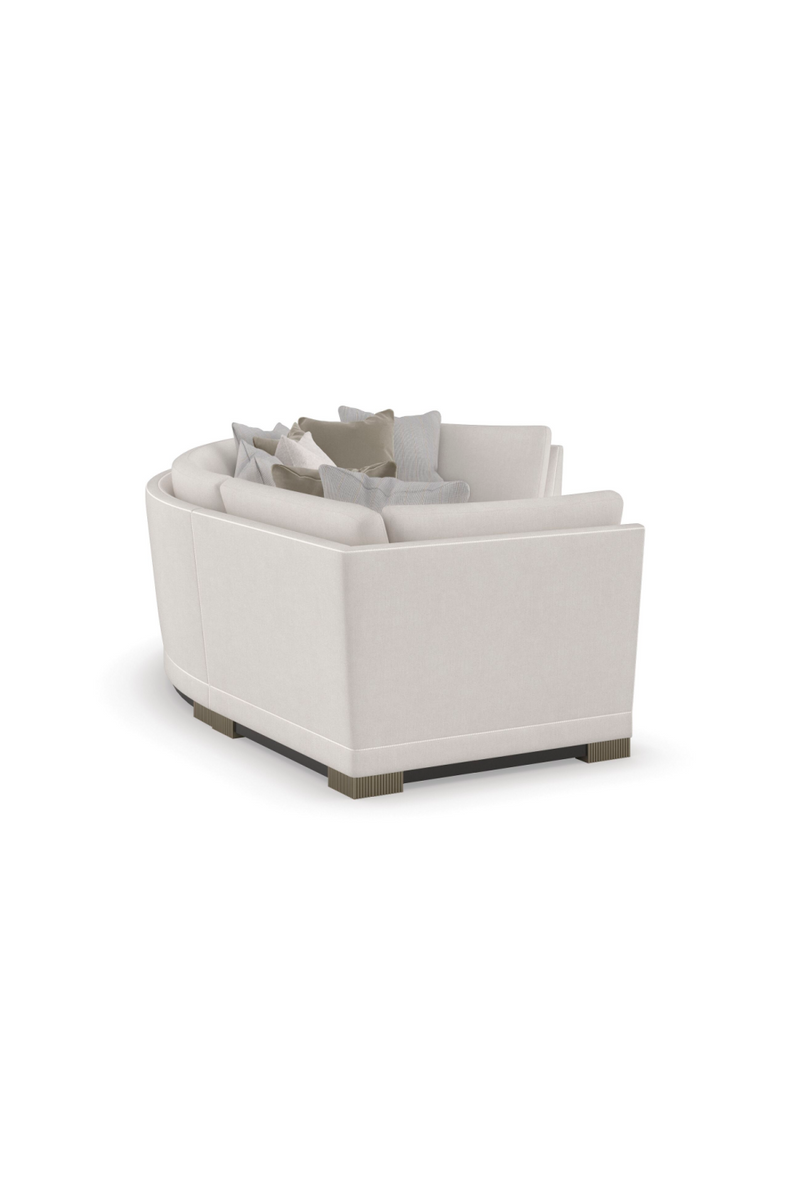 Canapé Modulaire en Chenille Moderne | Caracole Deep Retreat | OROA.fr
