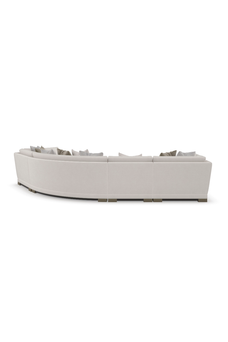 Canapé Modulaire en Chenille Moderne | Caracole Deep Retreat | OROA.fr