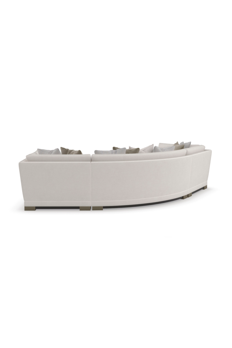 Canapé Modulaire en Chenille Moderne | Caracole Deep Retreat | OROA.fr