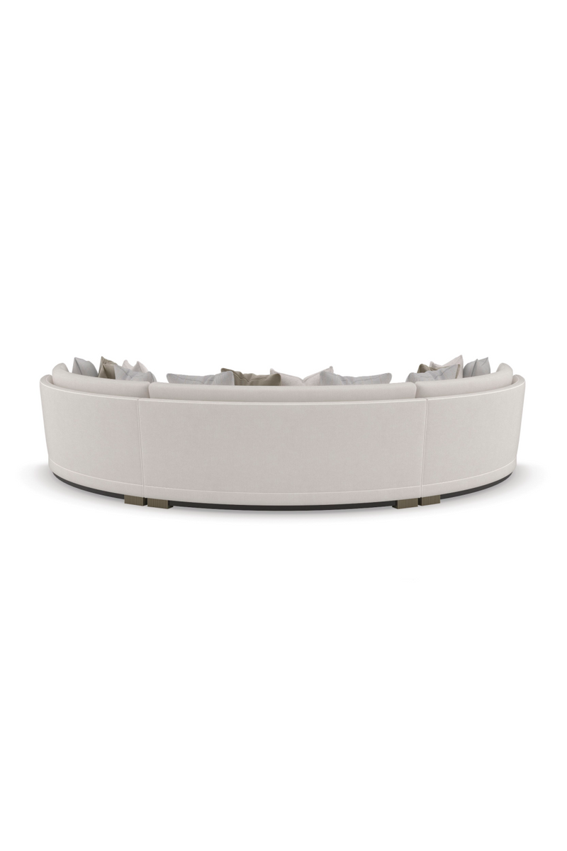 Canapé Modulaire en Chenille Moderne | Caracole Deep Retreat | OROA.fr