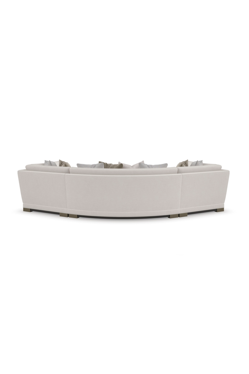 Canapé Modulaire en Chenille Moderne | Caracole Deep Retreat | OROA.fr