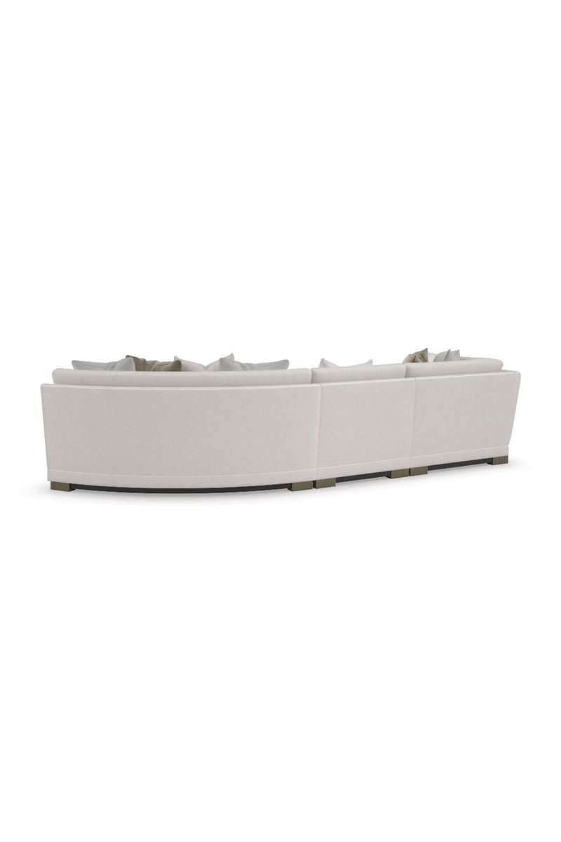 Canapé Modulaire en Chenille Moderne | Caracole Deep Retreat | OROA.fr