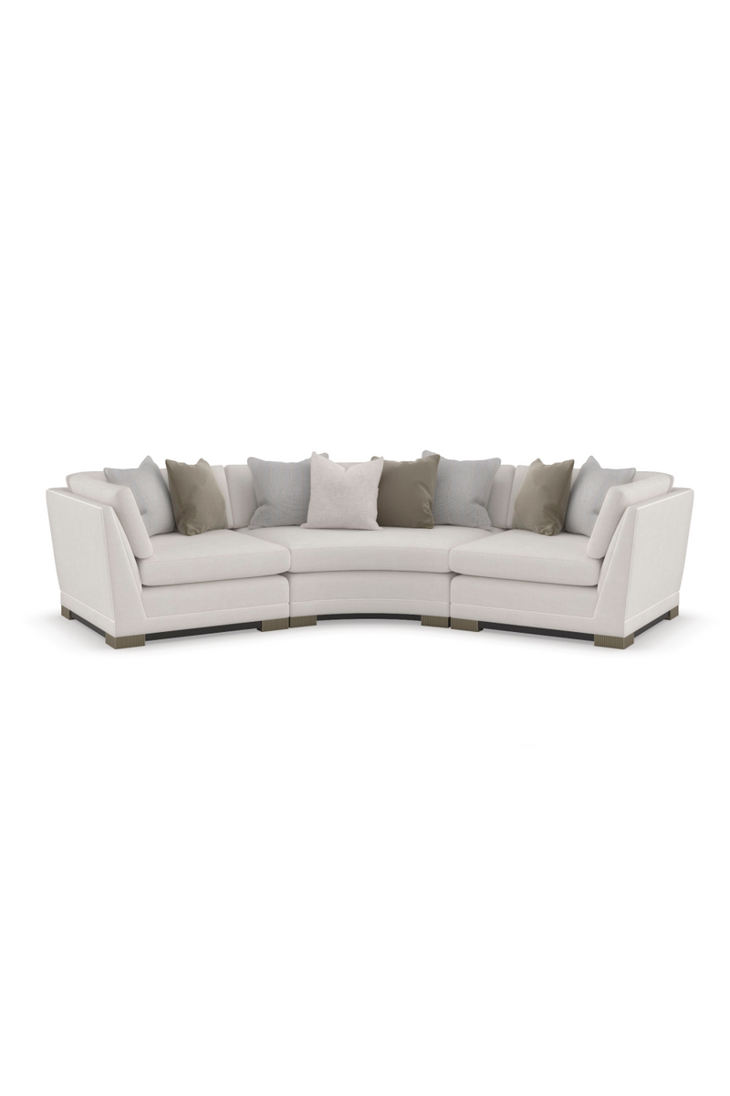 Canapé Modulaire en Chenille Moderne | Caracole Deep Retreat | OROA.fr