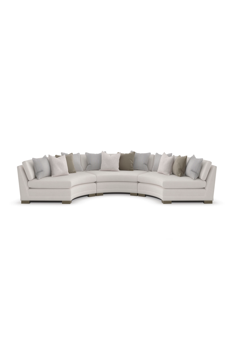 Canapé Modulaire en Chenille Moderne | Caracole Deep Retreat | OROA.fr