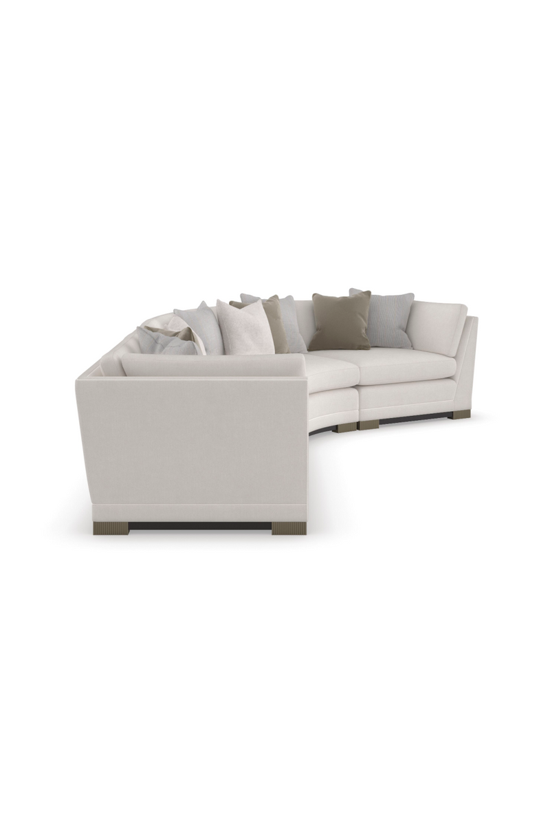 Canapé Modulaire en Chenille Moderne | Caracole Deep Retreat | OROA.fr