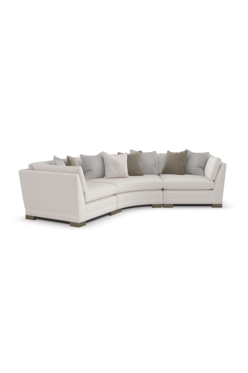 Canapé Modulaire en Chenille Moderne | Caracole Deep Retreat | OROA.fr