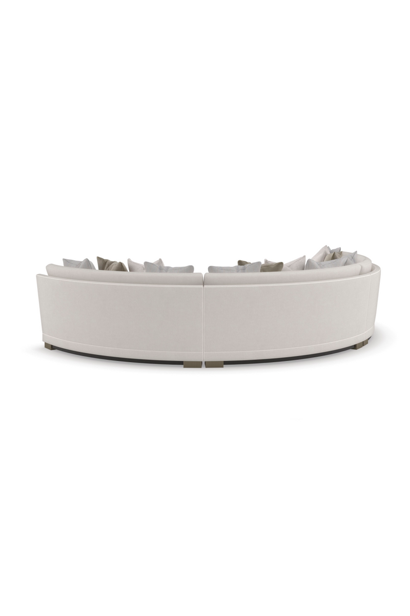 Canapé Modulaire en Chenille Moderne | Caracole Deep Retreat | OROA.fr