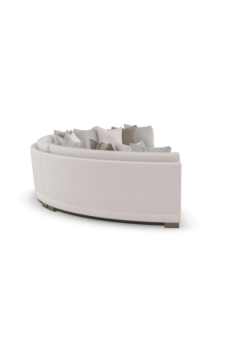 Canapé Modulaire en Chenille Moderne | Caracole Deep Retreat | OROA.fr