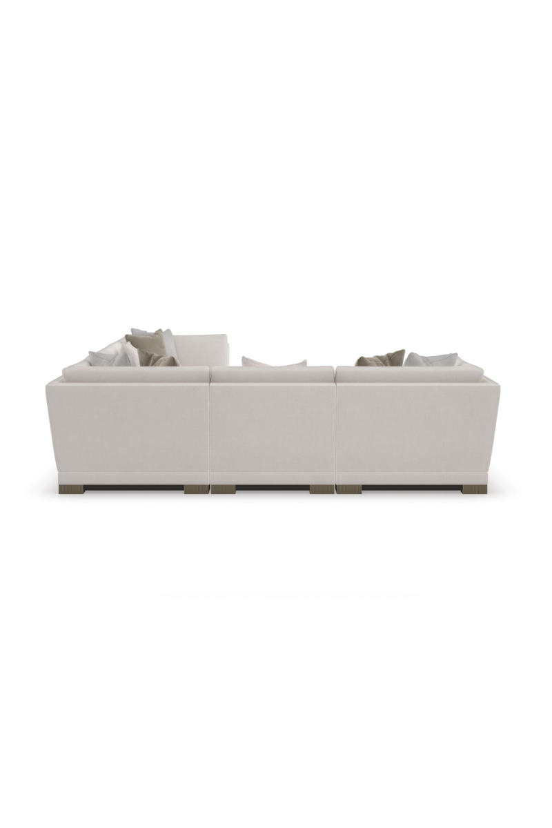 Canapé Modulaire en Chenille Moderne | Caracole Deep Retreat | OROA.fr