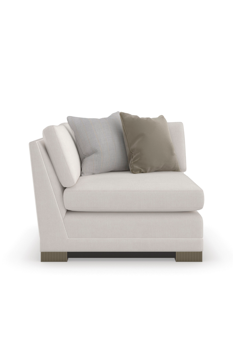 Canapé Modulaire en Chenille Moderne | Caracole Deep Retreat | OROA.fr