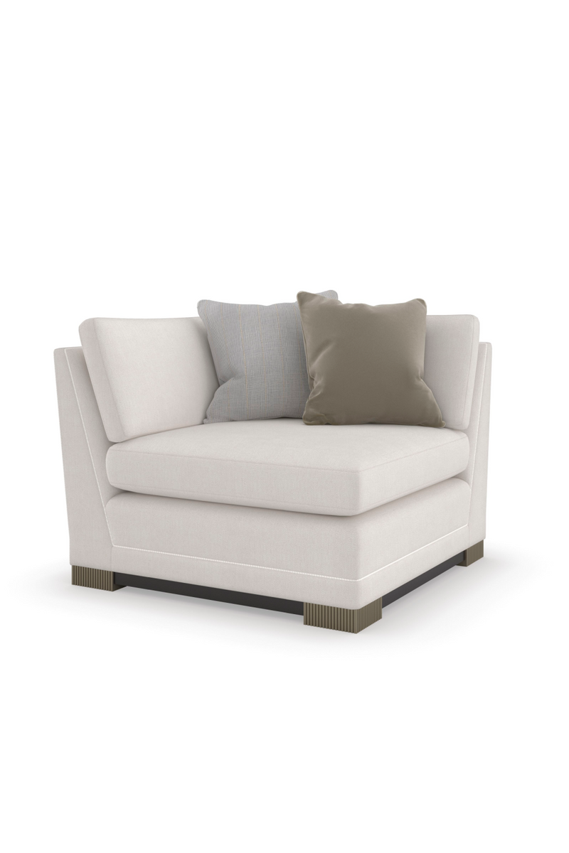 Canapé Modulaire en Chenille Moderne | Caracole Deep Retreat | OROA.fr