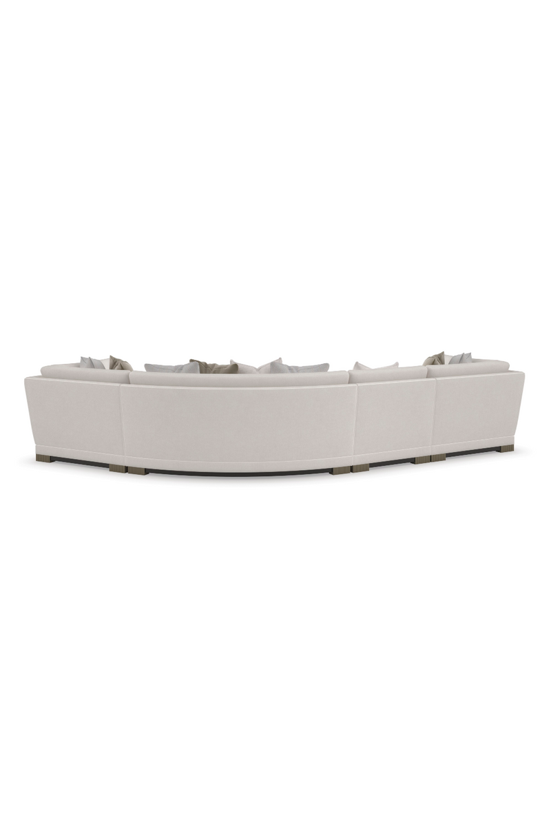 Canapé Modulaire en Chenille Moderne | Caracole Deep Retreat | OROA.fr