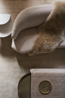 Canapé courbe en velours | Caracole Olympia | OROA.fr