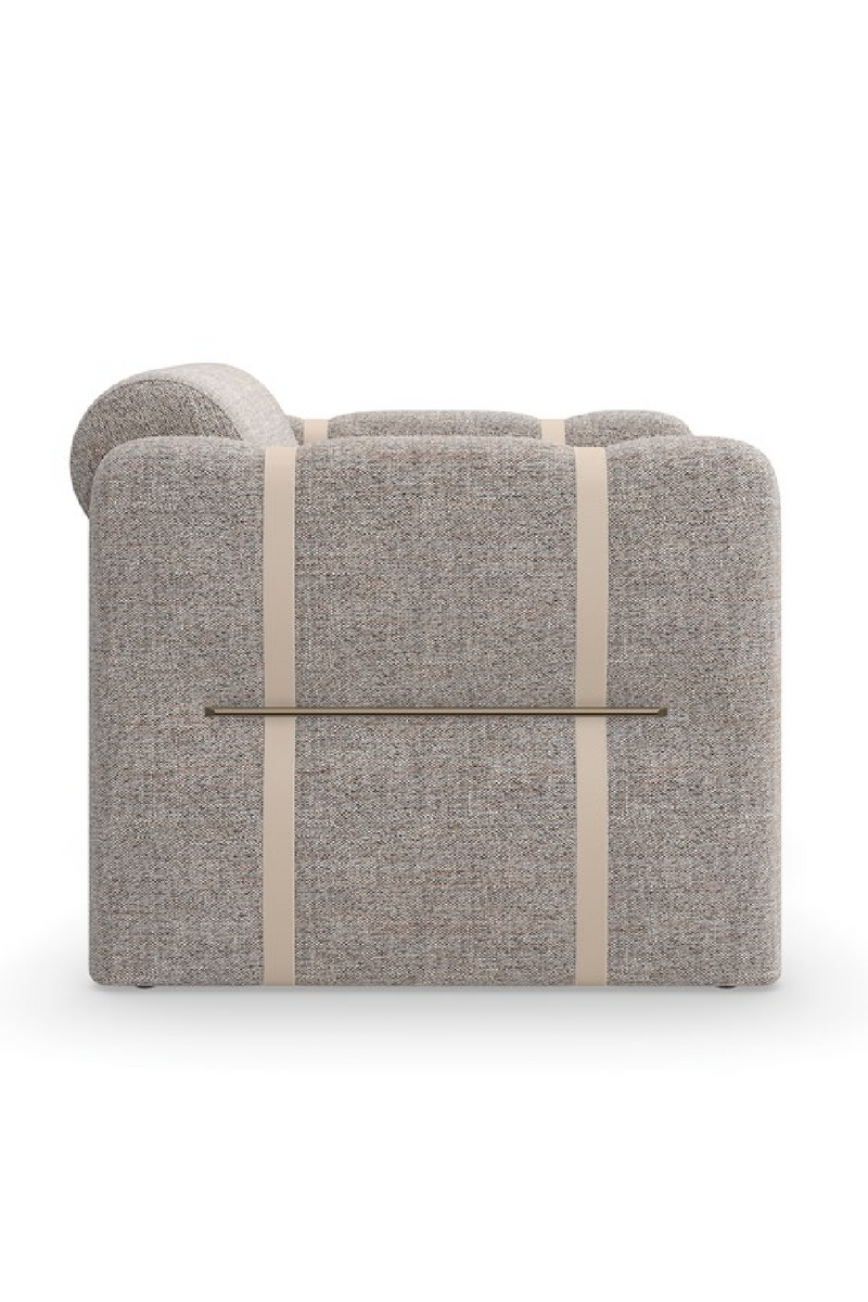 Fauteuil club moderne gris | Caracole Cigar | OROA.fr
