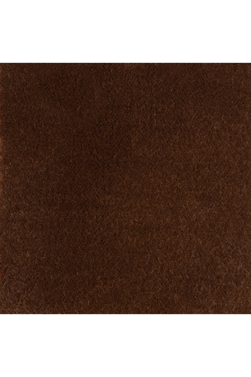 Fauteuil d'accent en tissu rouille | Caracole Louisette | Meubleluxe.fr