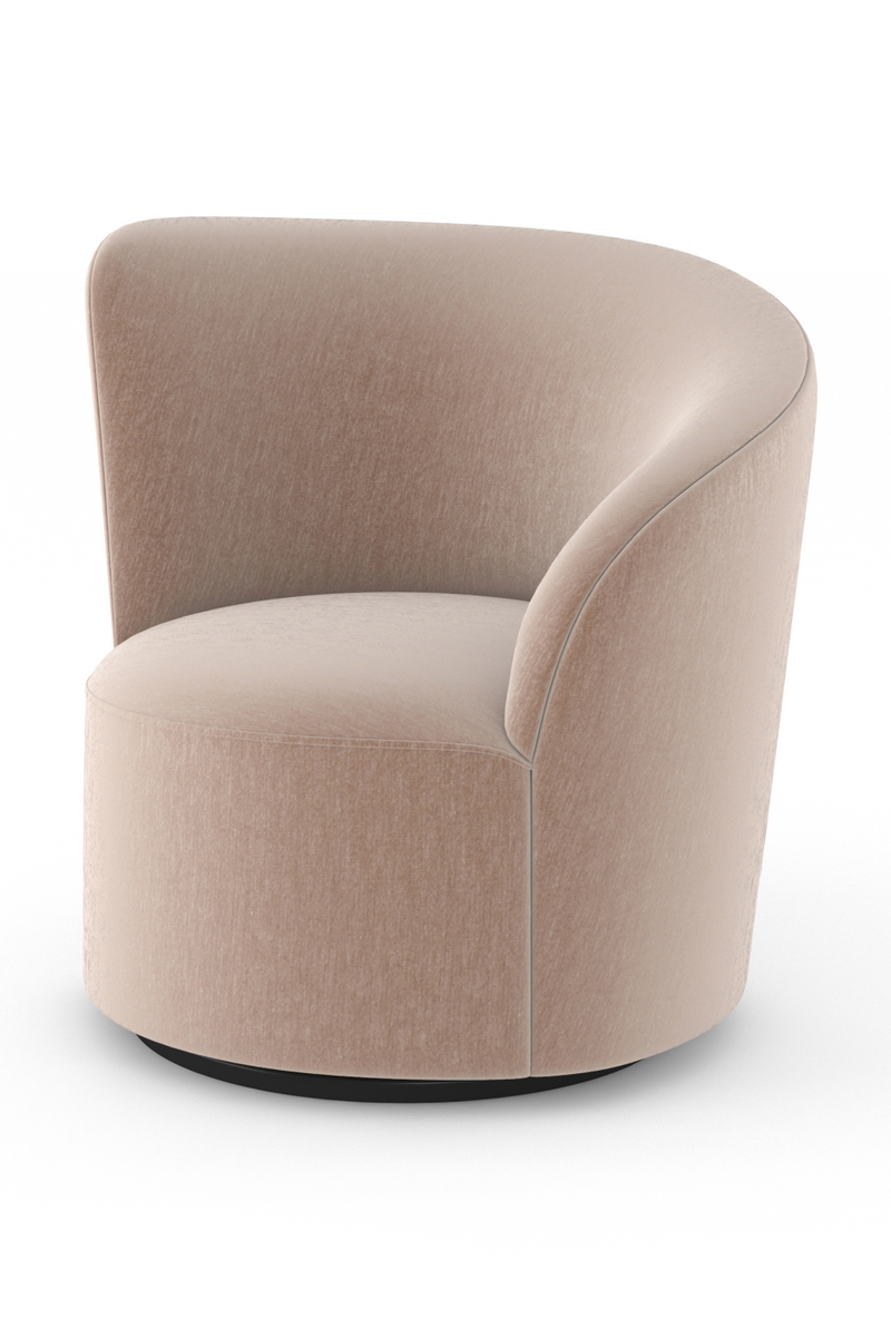 Fauteuil pivotant rembourré | Caracole Whorl Raf | OROA.fr