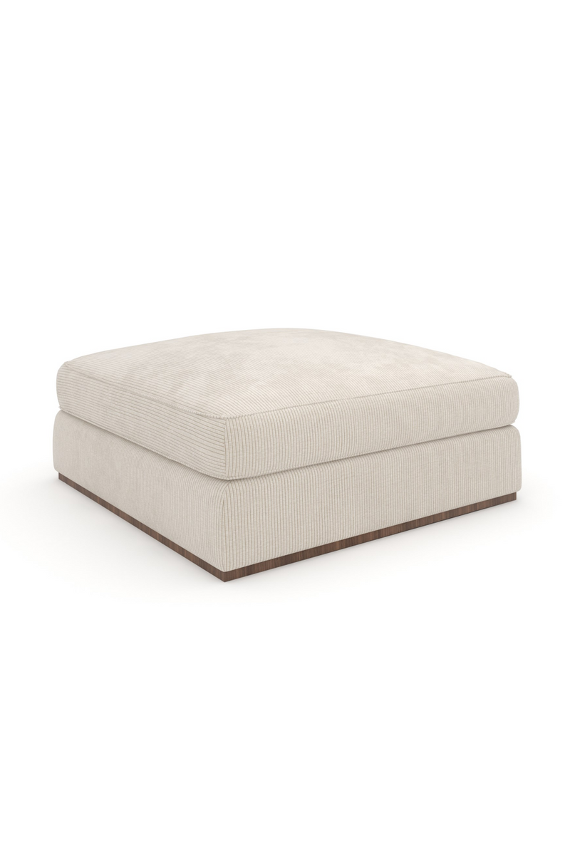 Pouf carré rembourré | Caracole Bello | Meubleluxe.fr