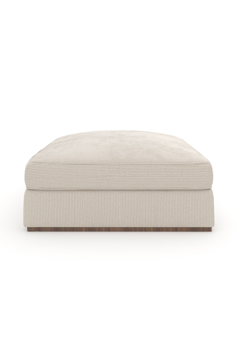 Pouf carré rembourré | Caracole Bello | Meubleluxe.fr