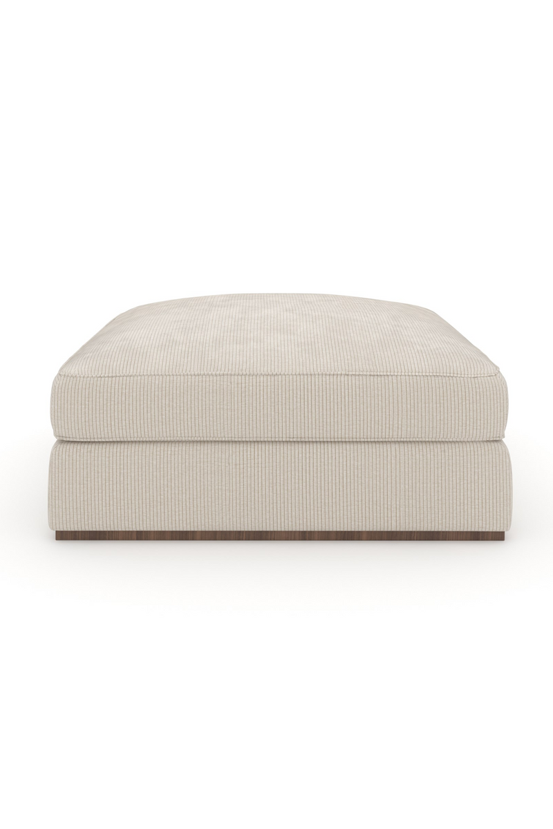 Pouf carré rembourré | Caracole Bello | Meubleluxe.fr